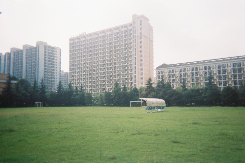 A woman enjoys a ride on an electric scooter across a modern urban bridge at sunset.